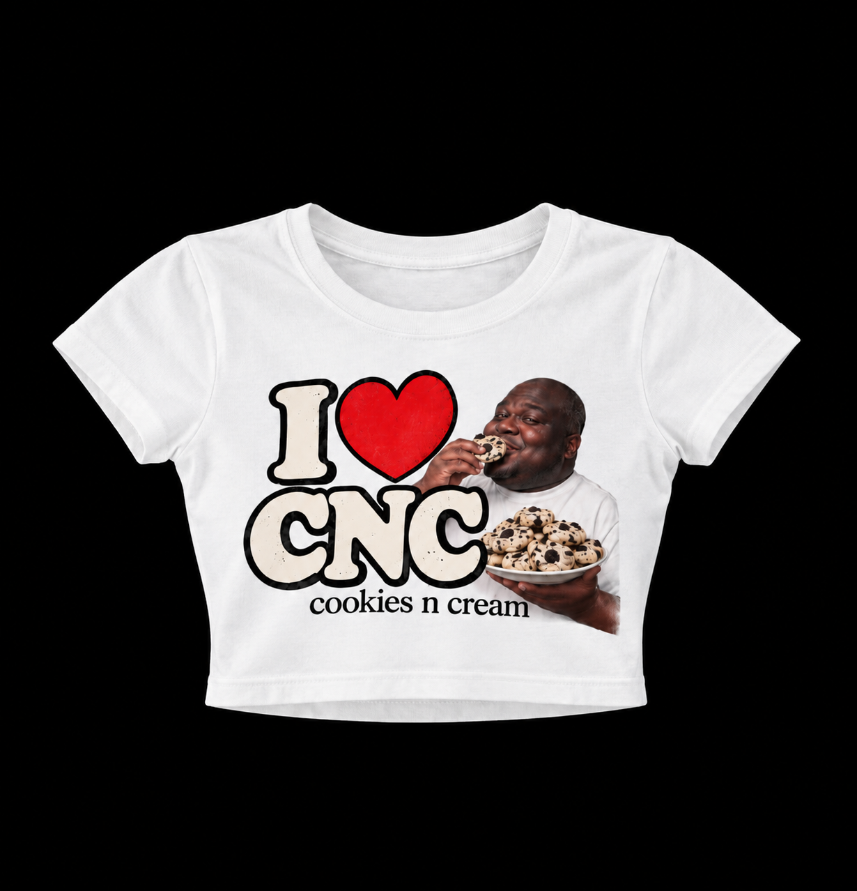 CNC Baby Tee in White, photo 2